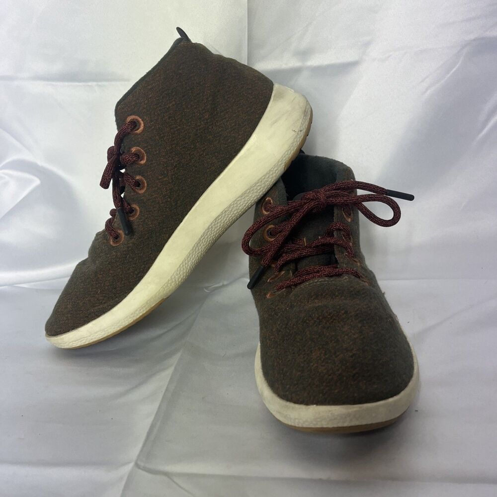 Allbirds Wool Runner Up Mizzles Mens Size 9 Brown High Top Sneakers Gorecore